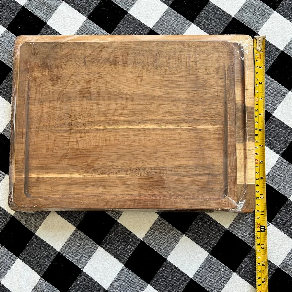 Acacia Wood Cutting Board Set, NWT